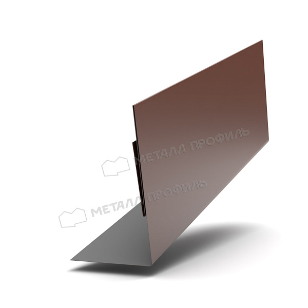Планка аквилона малая 35х20х3000 (ПЭ-01-8017-0.45) шок-корич