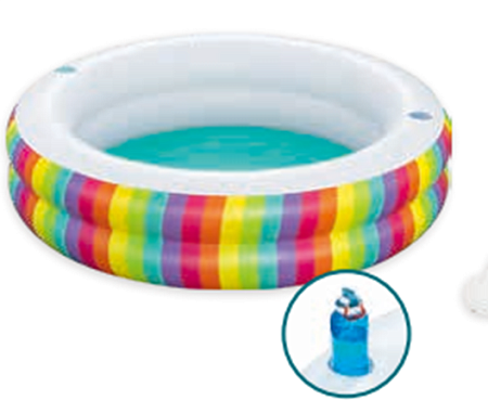 Бассейн надувной Color 2,06 *2,06 *0,51 м