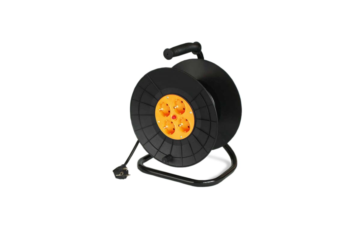 Удлинитель на катушке УСК 2*1.0 мм/50м, Спутник (1)