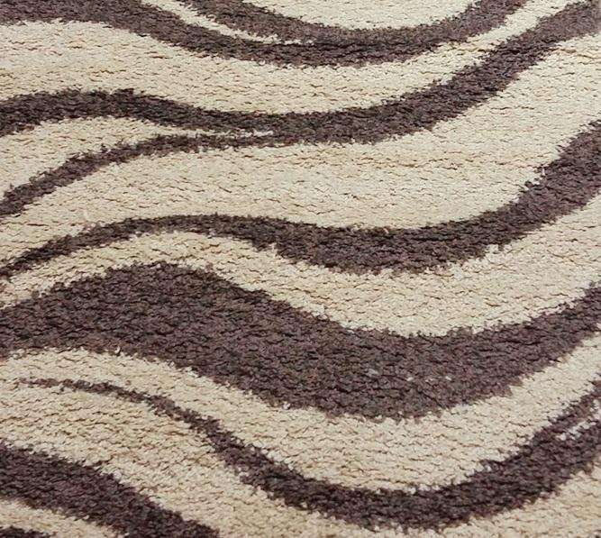 Ковер sh36/59о кофейная волна 1x2 м (1,7) овал