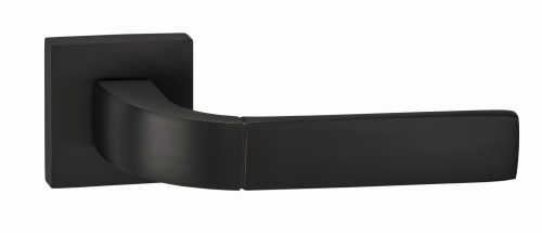 Ручка дверная Puerto 03 "Пиньолата", квадр накл, черный (20)