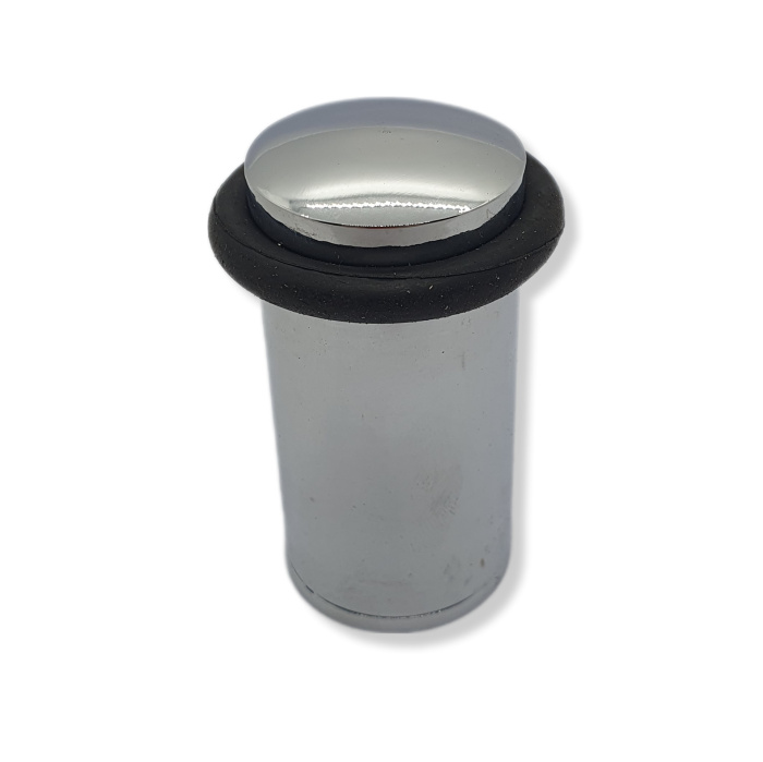 Ограничитель напольный 08.06.02 "309-A", большой, хром (24/240)