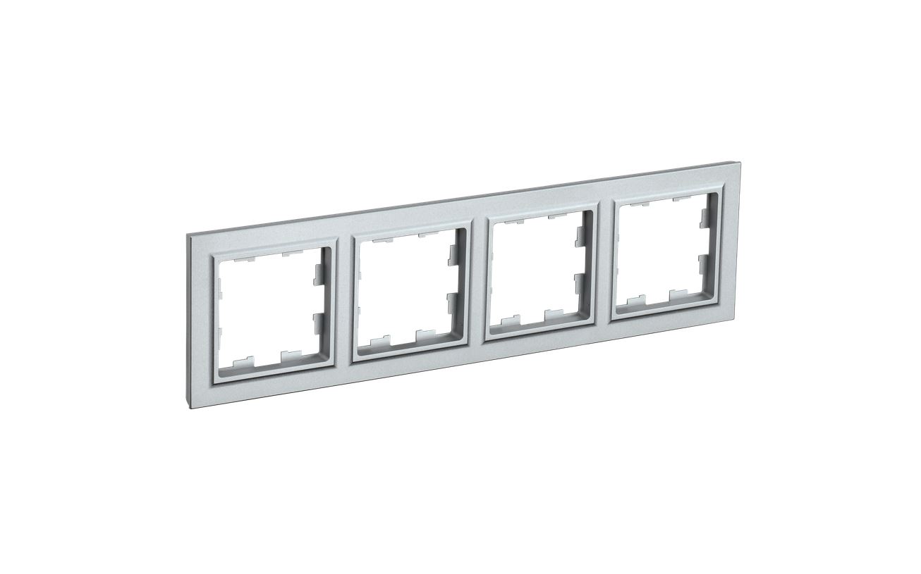 Алюминий рамка 4 поста РУ-4-БрА