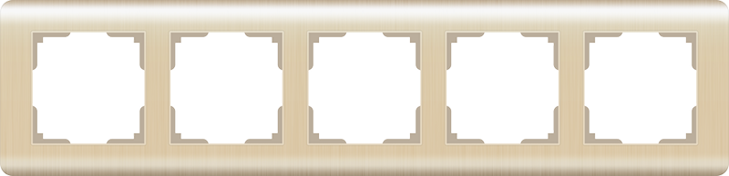 Рамка Stream Шампань 5-и местная W0052111 (10)
