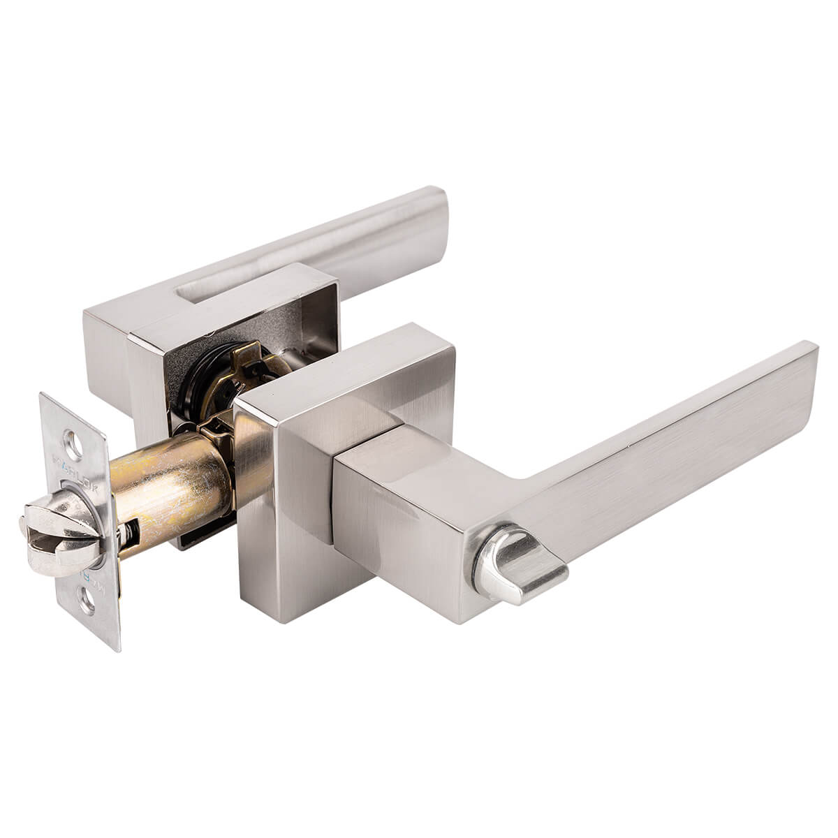 Ручка-защелка MARLOK RZ 8-03 фиксатор, "NOVA", SN (никель) (30)