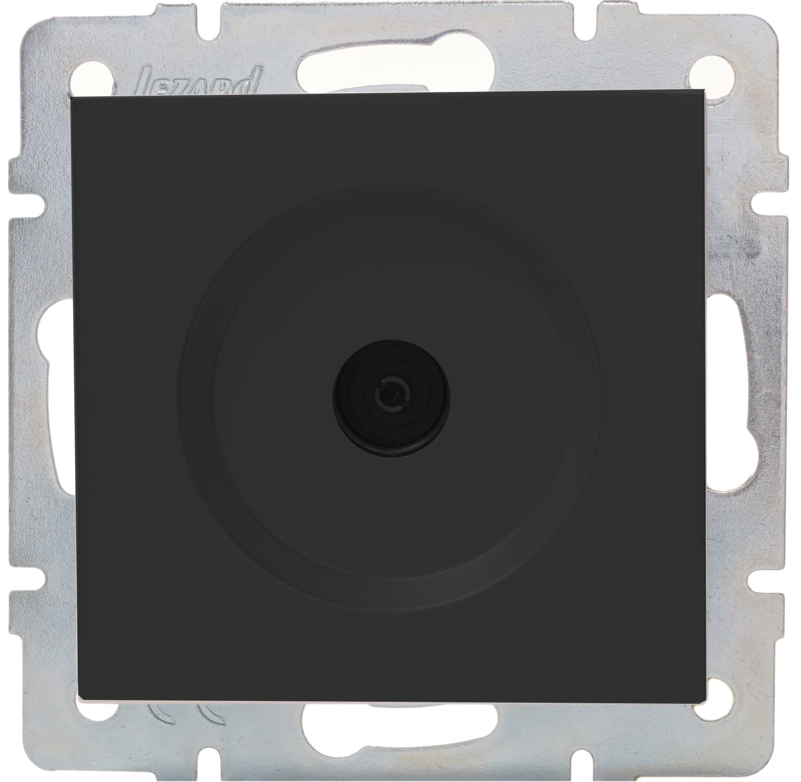 Чёрный бархат розетка ТВ оконечная VESNA (10)