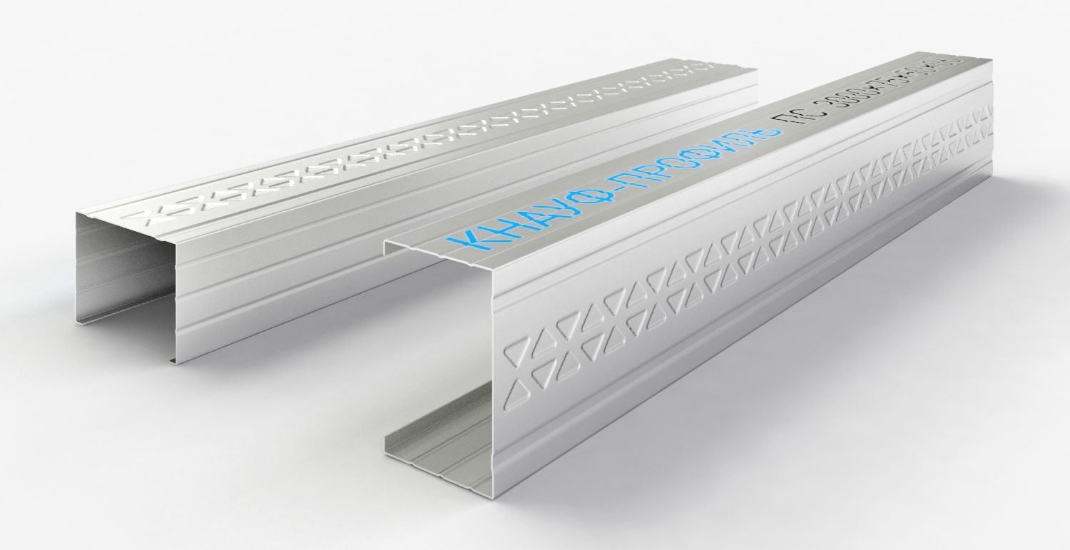 Профиль стоечный ПС 75*50*3000*0,6 КНАУФ (12/336)