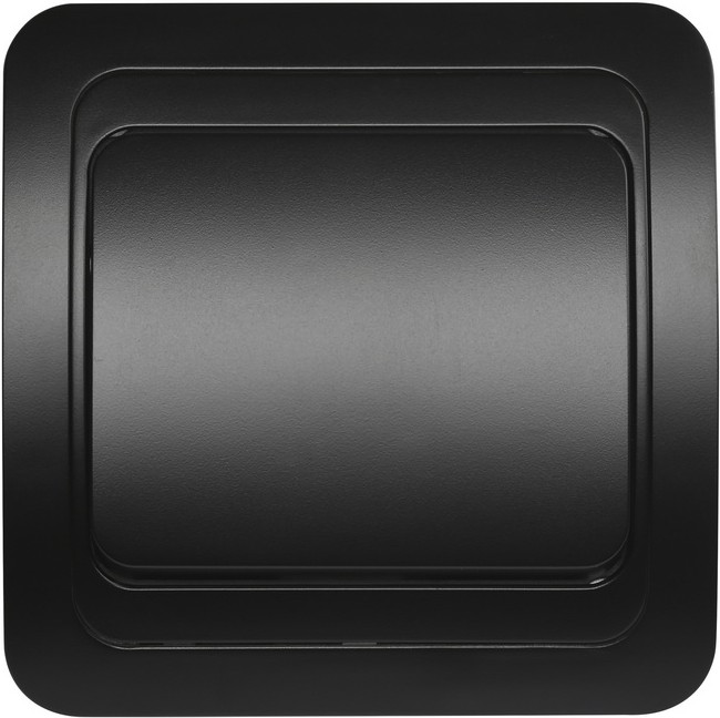 Выключатель Черный Скрытой установки1 клав Марс  (10)