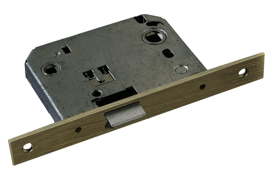 Защелка дверная сантехническая 2070 АВ (бронза) (60)