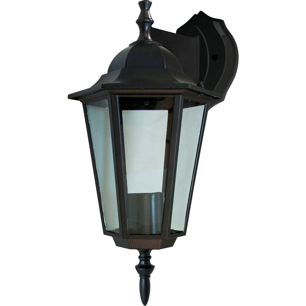 Светильник садово-парковый, 60W 230V E27 черный, 6102/PL6102 (на стену вниз) Ферон(__)