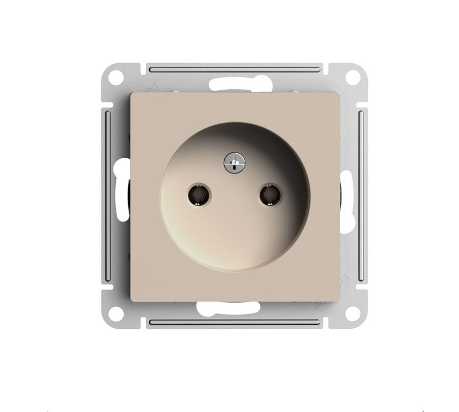 Песочный розетка AtlasDesign 16А без заземл. без шторок механизм SE ATN001241 (5)