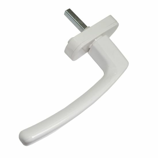 Ручка оконная для ПВХ, белая (10)
