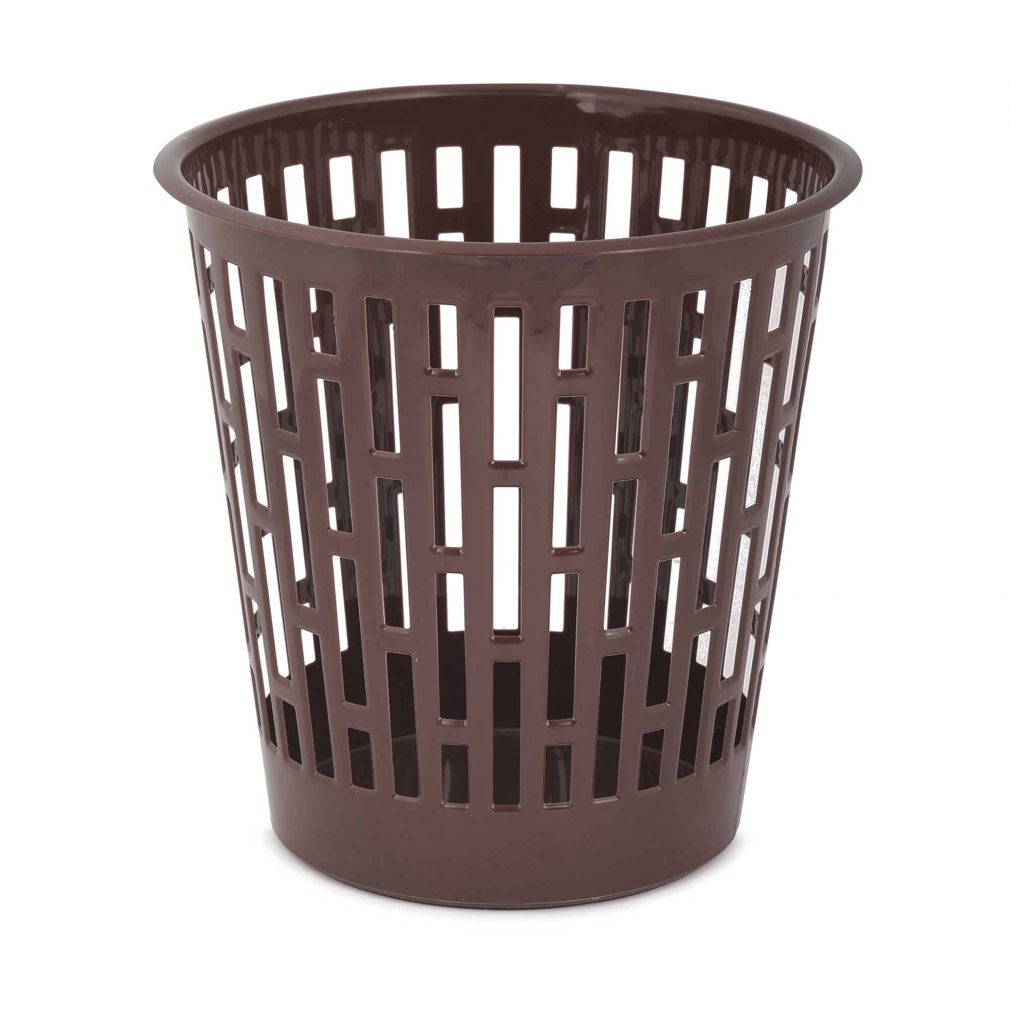 Корзина д/мусора 9,0л "Матрица" коричневый (8) М8216 Альтернатива