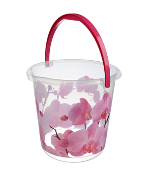 Ведро пласт. 5л ДЕКО (10) М2425