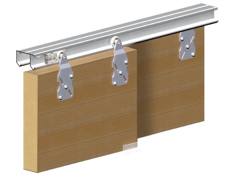 Раздвижная система DL148 для 3-х ств.шкафов-купе 1800мм