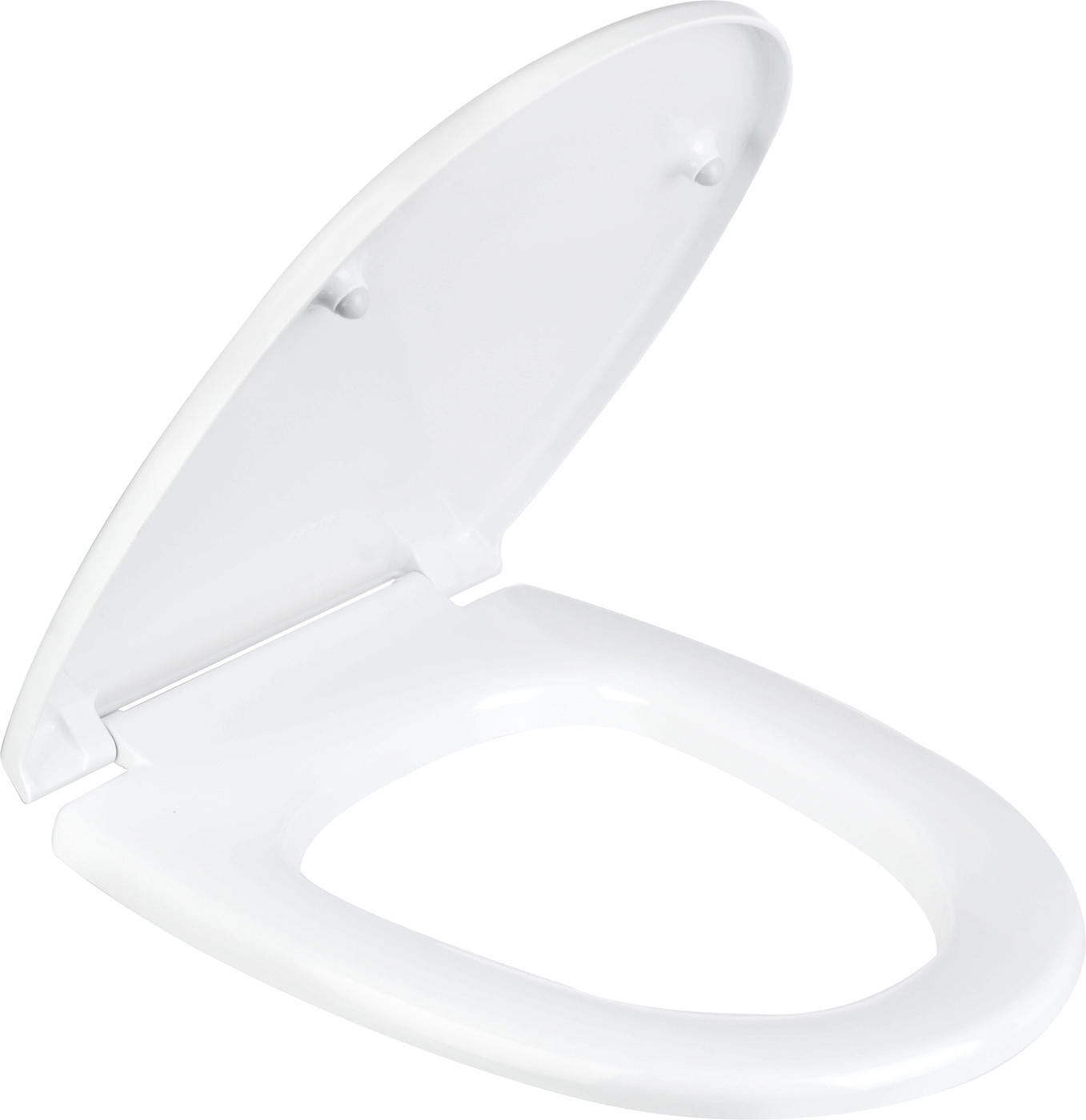 Сиденье для унитаза бел. жесткое "Лига/Ирис" (дюропласт)