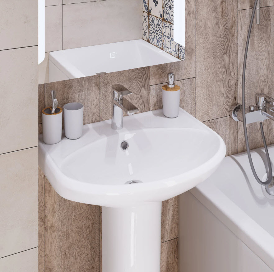 Умывальник Sanita Самарский 57 ВКС Белый S1