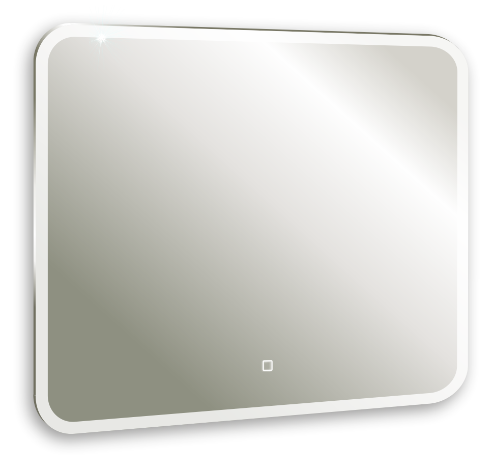 Зеркало "Стив" 800х680 (фронтальный свет, сенсорный выключатель) 