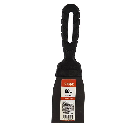 шпатель стальной ЗУБР 60 мм, пластиковая ручк (10052-06)