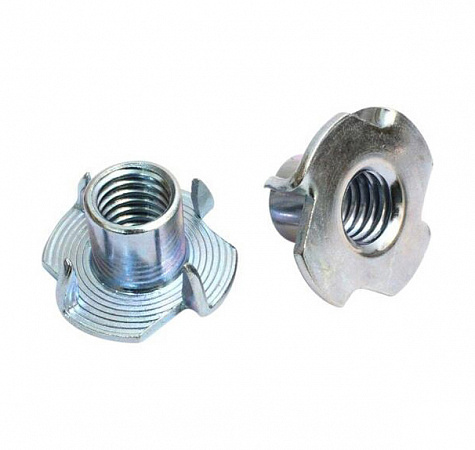 Гайка мебельная забивная оцинк. М8 (4 шт)