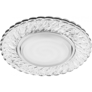 Светильник точечный прозрачный, хром Feron 20LED*2835 SMD 4000K 11W CD4021,  GX53(_50_)