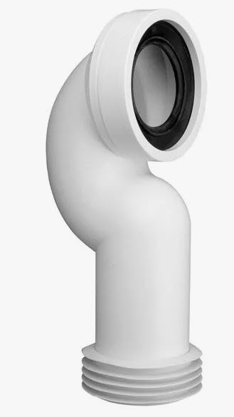 Фановая труба "Mc Alpine" 110 мм. угол 90° L=285 мм.  MRWC15(25)