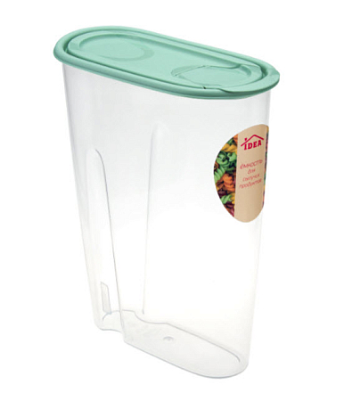 Емкость д/сыпучих продуктов 2,1л М1222 МП Фисташковый/Ягодный