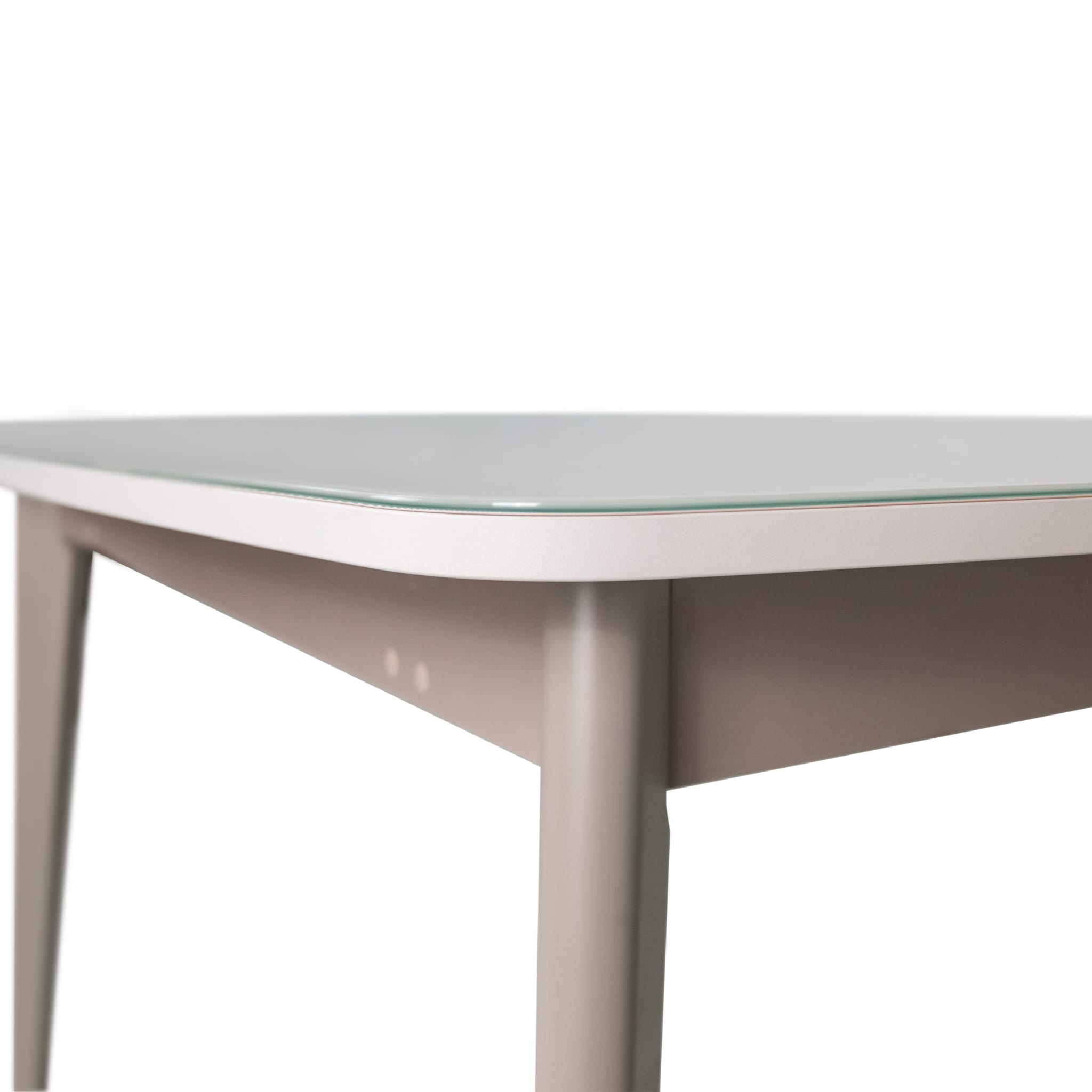 Стол Солярис-2 1250(550)840 латте, подстолье 4H-10 латте