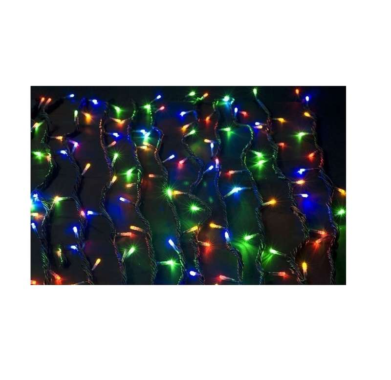 Занавес внутр, IP20,250 разноцв LED,8режимов,1,2 (6)