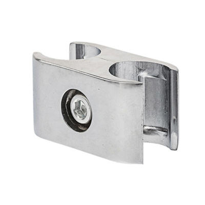 Соединитель труба-панель параллельно Tech-Krep, хром (1 шт) (10)