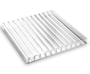 Поликарбонат 4 мм Экстра (Extra) 2,1х6 м (0,43) красн.скотч 1 пленка