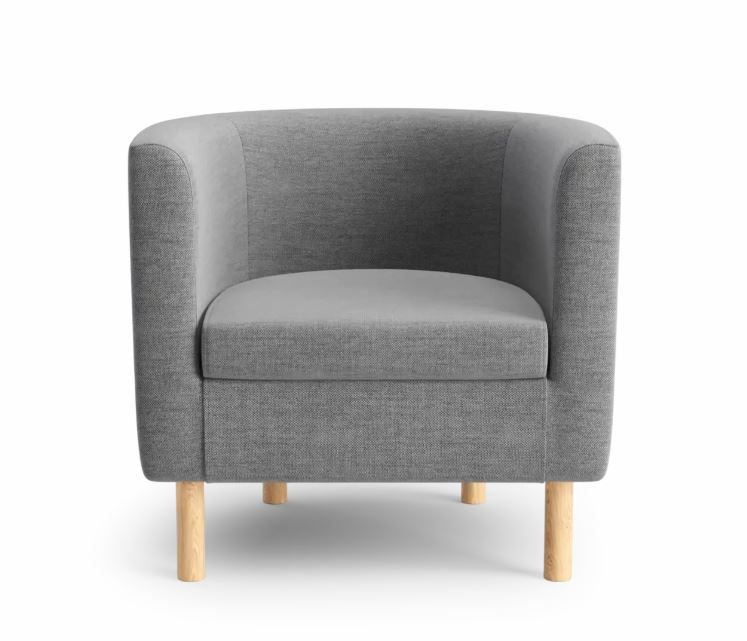 Кресло МАРИО  тк. Vissle light grey	