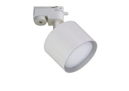 Светильник трековый, алюм литье, круглый, поворотный, GX53, белый, 82*70 мм CAST 205 GX53 WHI (50)