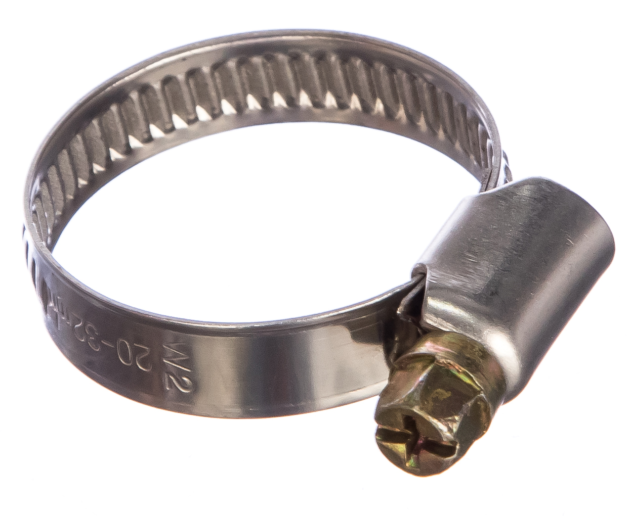 Хомут червячный из нерж/стали 23-35мм/9мм W2 (20/500)