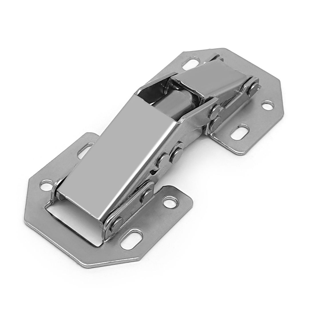 Петля поршневая быстрого монтажа StahlBuro 78*33 (малая) А-8 (8-шарнирная) 2шт., хром (125)