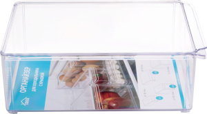 Органайзер д/холодильника 5,0л 20*30*10см с/кр прозрачный (10) М1587