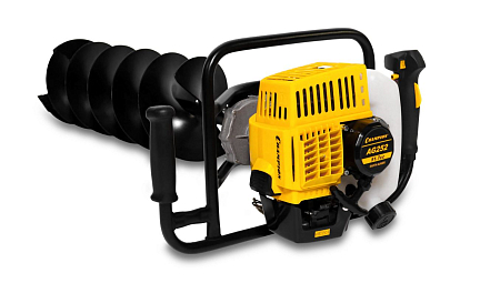 Мотобур CHAMPION AG252 (1,46кВт 51,7см³ 9,2кг шнек 200*550)