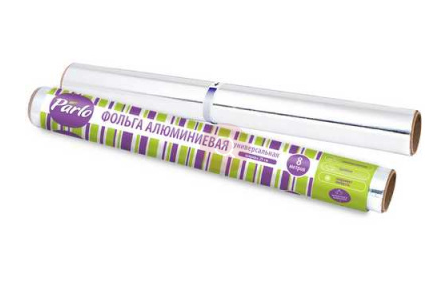 Фольга пищевая 29см*8 метров ролик, PARLO (40)