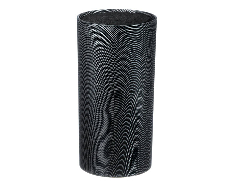 Подставка для ножей SATOSHI Карбон d11х22см, полипропиленовые разделители