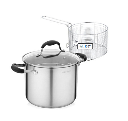 Кастрюля Vensal Belle selection 6,2л, вставка для фритюра