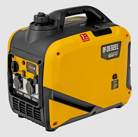 Генератор инверторный DENZEL GS-3000iS, 3,0 кВт, 230 В, закрытый корпус, ручной старт