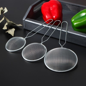 Набор сит Доляна, 3 шт, d=7 см, 8 см, 11 см