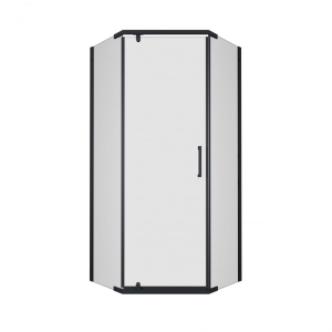 Душевая шторка Дека-Блэк, 100х100, пятиуг., (2 места)(_1_)