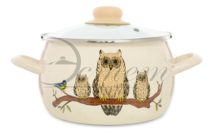 Кастрюля ЭТ-72994 "Совы" сферическая 5.0 л *4
