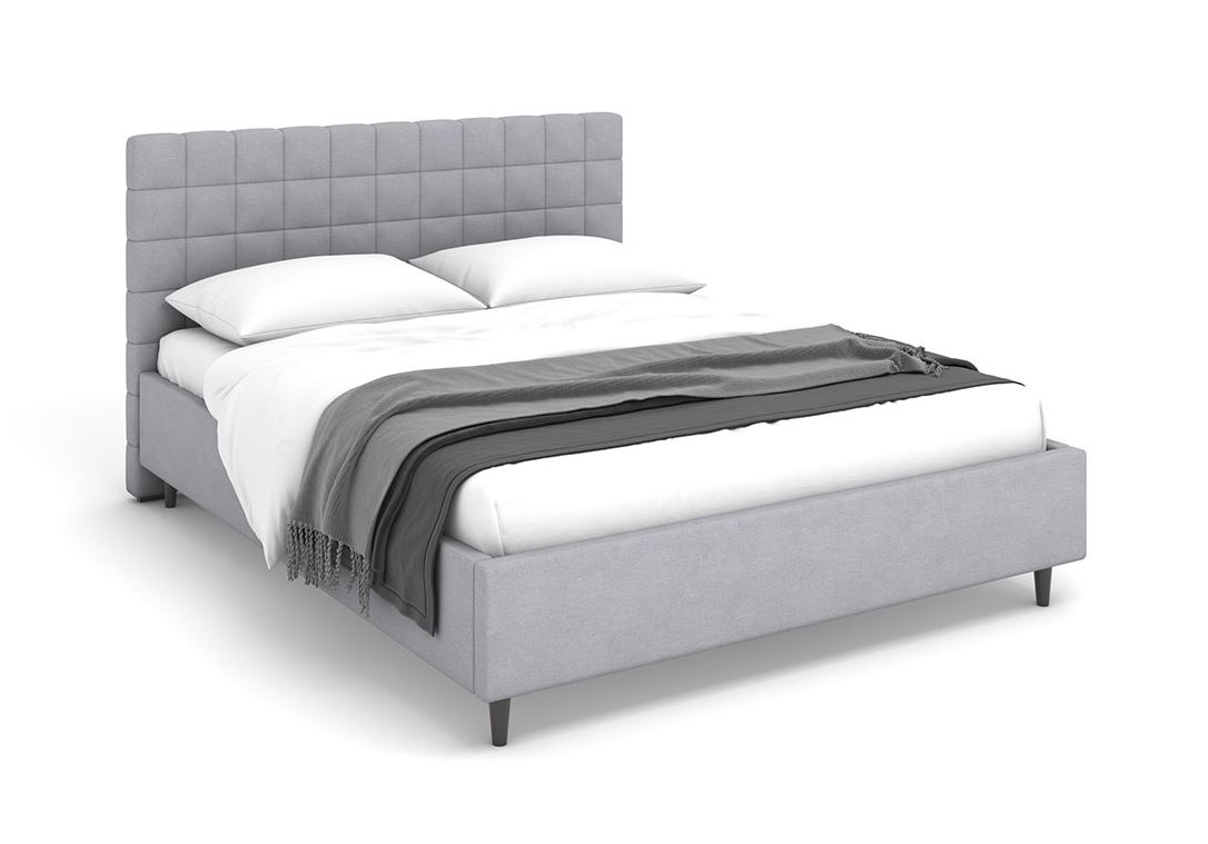 Кровать Ребекка Сканди (24) (с.м.140*200) (ТКФ), ЦП 250 Lounge 12, ВариантКроя1