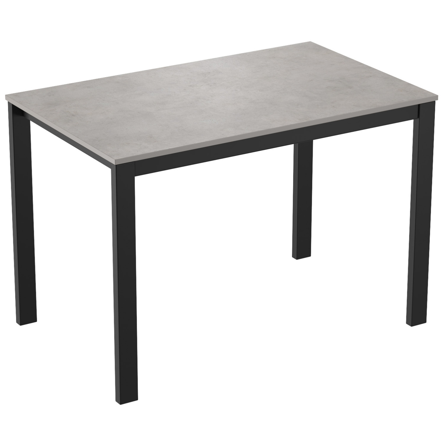 Стол Бейсик-3 бетон/чёрный