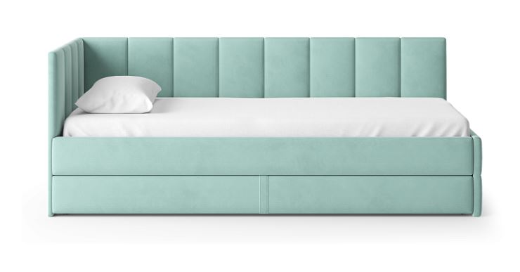 Диван-кровать  АСТРА тк. Мятный (Ultra jade)