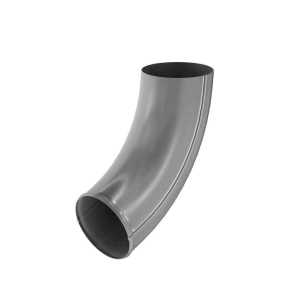 Отмет круглой трубы (колено сливное) ОКТф. ПС 100 0,6 -графит*2(3) RAL 7024 пурал