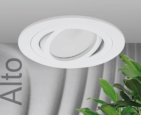 Встраиваемый cветильник WOLTA WDL-GU5.3/01W-R под лампу GU5.3 круглый Белый ALTO