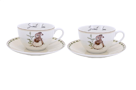 Чайный набор Jewel Мамина любовь, 4 предмета (нью бон)